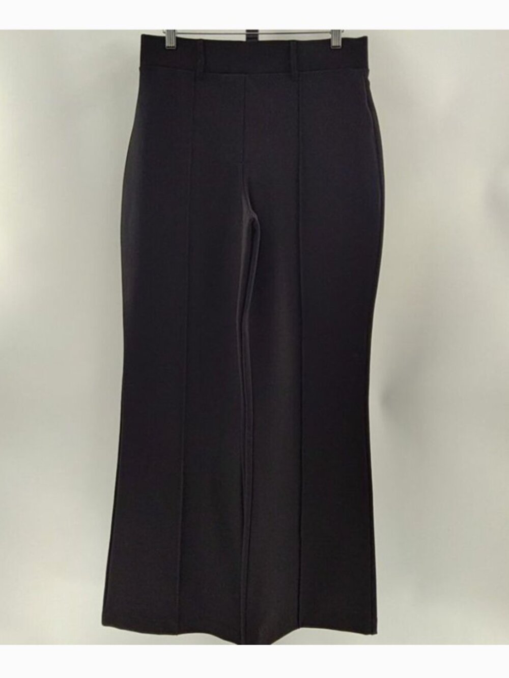 NWT Quince Women Ultra-Stretch Ponte Flare Leg Pants Black M